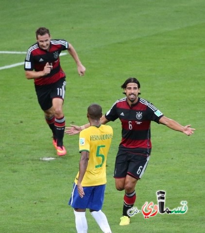 فيديو: اهداف الماكنات الالمانية وهي تسحق البرازيل بسباعية ويتأهل الى نهائي البطولة